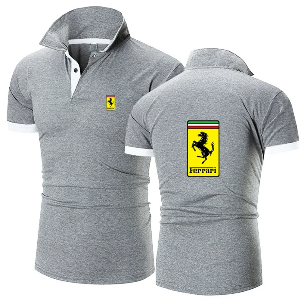 2021 New trend summer men's simple polo shirt car logo short sleeve lapel slim breathable shirt men's T-shirt men
2021 New trend summer men's simple polo shirt car logo short sleeve lapel slim breathable shirt men's T-shirt men