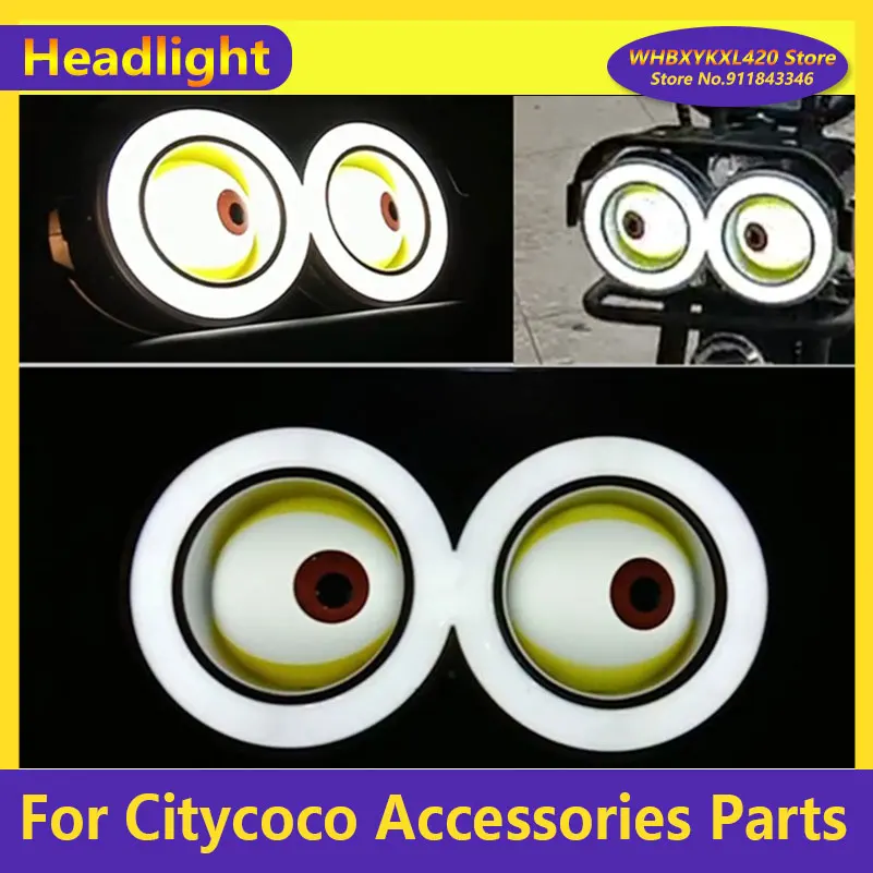 12V CItycoco Headlight Lighting Spotlight Little Yellow People Bracket Lamp for Citycoco Electric Scooter Modified Accessories
12V CItycoco Headlight Lighting Spotlight Little Yellow People Bracket Lamp for Citycoco Electric Scooter Modified Accessories
