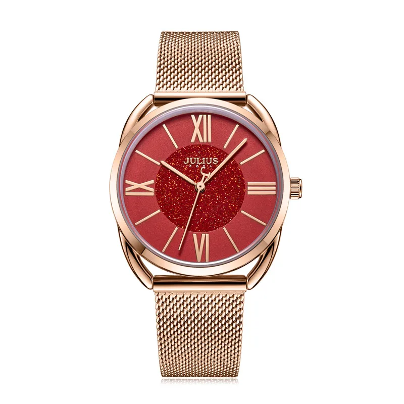 Julius watch female retro starry sky glitter fine needle large dial quartz waterproof student female watch JA-1184
Julius watch female retro starry sky glitter fine needle large dial quartz waterproof student female watch JA-1184