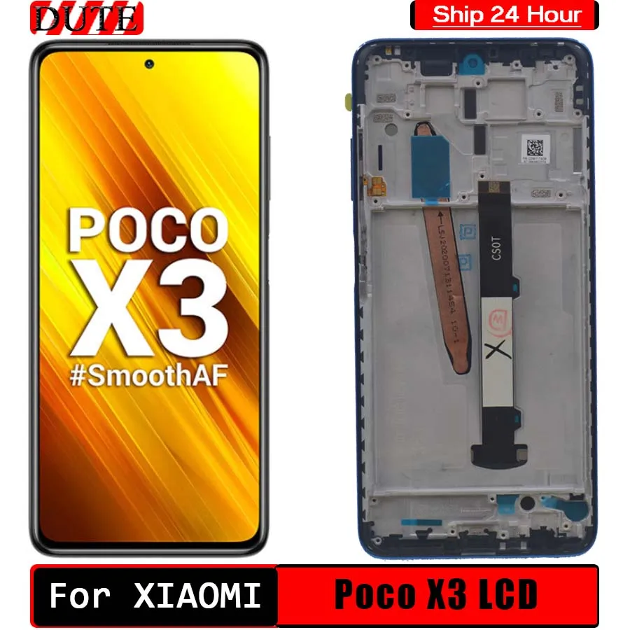 Original Display 6.67'' For Xiaomi Poco X3 LCD With Touch Screen Assembly for Xiaomi Poco X3 NFC Display M2007J20CG LCD
Original Display 6.67'' For Xiaomi Poco X3 LCD With Touch Screen Assembly for Xiaomi Poco X3 NFC Display M2007J20CG LCD