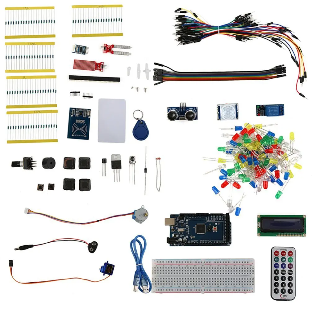 Super Starter Learning Kit (R3 Board) Programming Education Kit With MEGA Microcontroller Accessories
Super Starter Learning Kit (R3 Board) Programming Education Kit With MEGA Microcontroller Accessories