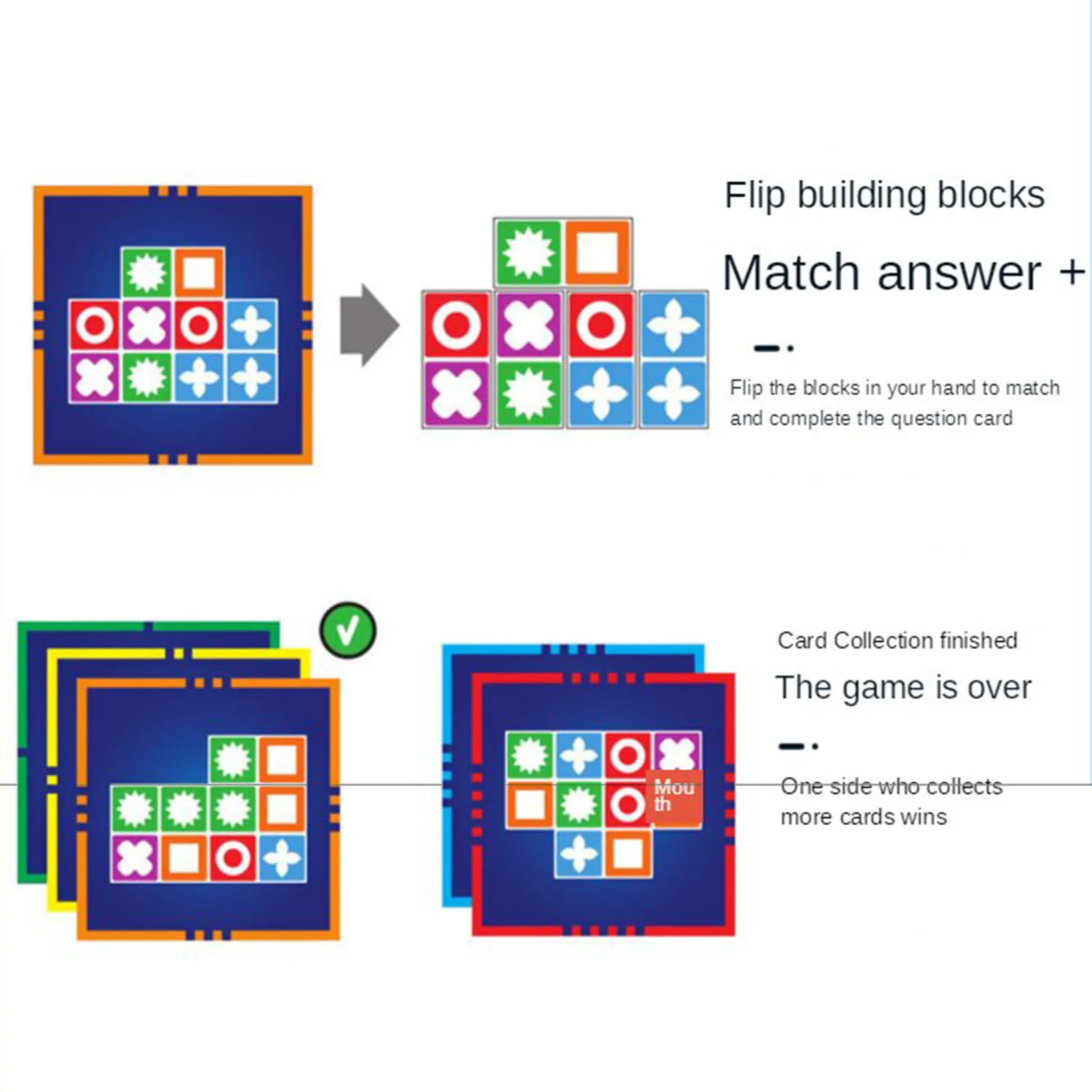 Match Madness Board Game Match Master Children Intelligence Development Toy Wooden Toys Multiplayer Educational Matching Toy MVI
Match Madness Board Game Match Master Children Intelligence Development Toy Wooden Toys Multiplayer Educational Matching Toy MVI