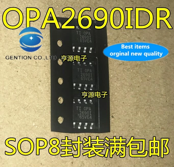 10pcs 100% orginal new real photo OPA2690IDR SOP-8 OPA2690 Instrumentation Amplifier
10pcs 100% orginal new real photo OPA2690IDR SOP-8 OPA2690 Instrumentation Amplifier