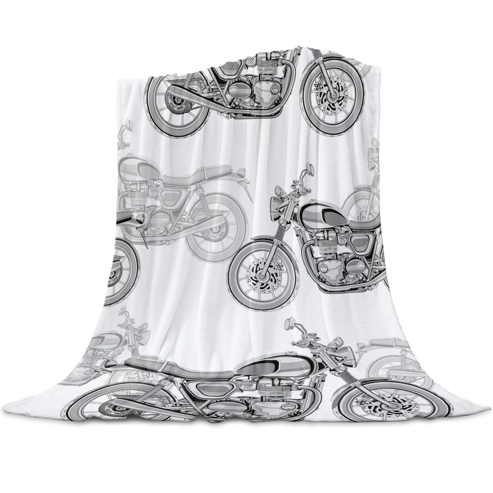 Мотоциклетное одеяло для транспортировки, мягкое удобное Фланелевое плюшевое одеяло из микрофибры, теплые простыни для дивана и кровати 
Мотоциклетное одеяло для транспортировки, мягкое удобное Фланелевое плюшевое одеяло из микрофибры, теплые простыни для дивана и кровати