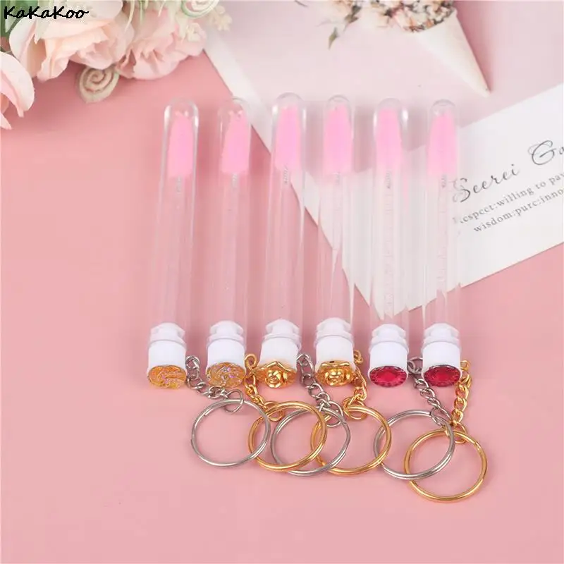 1Pcs Eyelash Brush Tube With Gold Chain Glitter Mascara Wand For Lash Extension Clear Micro Comb Container
1Pcs Eyelash Brush Tube With Gold Chain Glitter Mascara Wand For Lash Extension Clear Micro Comb Container