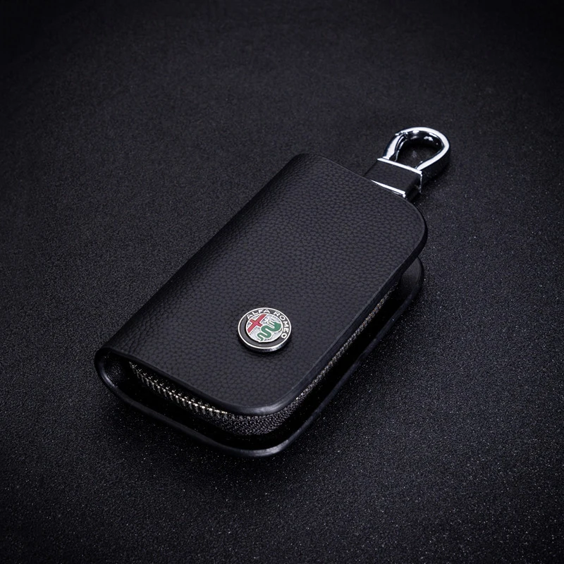 Leather Car Key Case Cover With Logo For Alfa Romeo 159 Giulia Giulietta Mito Stelvio Brera Key Wallet Bag Keychain Holder
Leather Car Key Case Cover With Logo For Alfa Romeo 159 Giulia Giulietta Mito Stelvio Brera Key Wallet Bag Keychain Holder