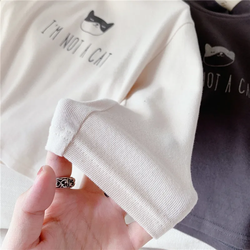 2020 New Autumn Winter baby boys girls high neck T-shirts cartoon printed long sleeve cotton all-match Tees Kids Tops
2020 New Autumn Winter baby boys girls high neck T-shirts cartoon printed long sleeve cotton all-match Tees Kids Tops