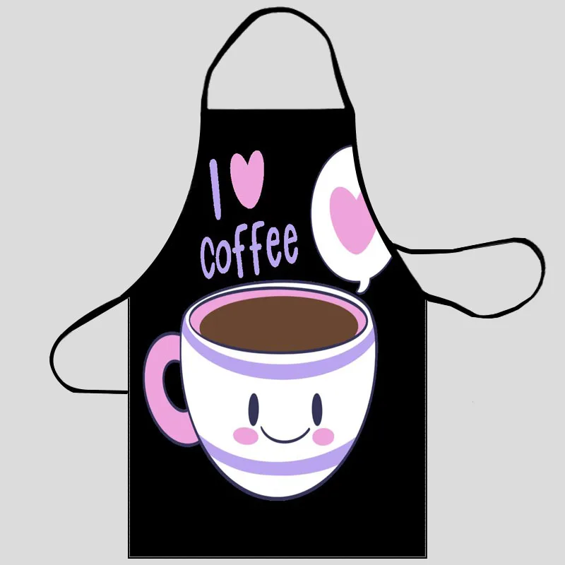 Coffee Pattern Kitchen Aprons For Women Oxford Fabric Cleaning Pinafore Home Cooking Accessories Apron
Coffee Pattern Kitchen Aprons For Women Oxford Fabric Cleaning Pinafore Home Cooking Accessories Apron