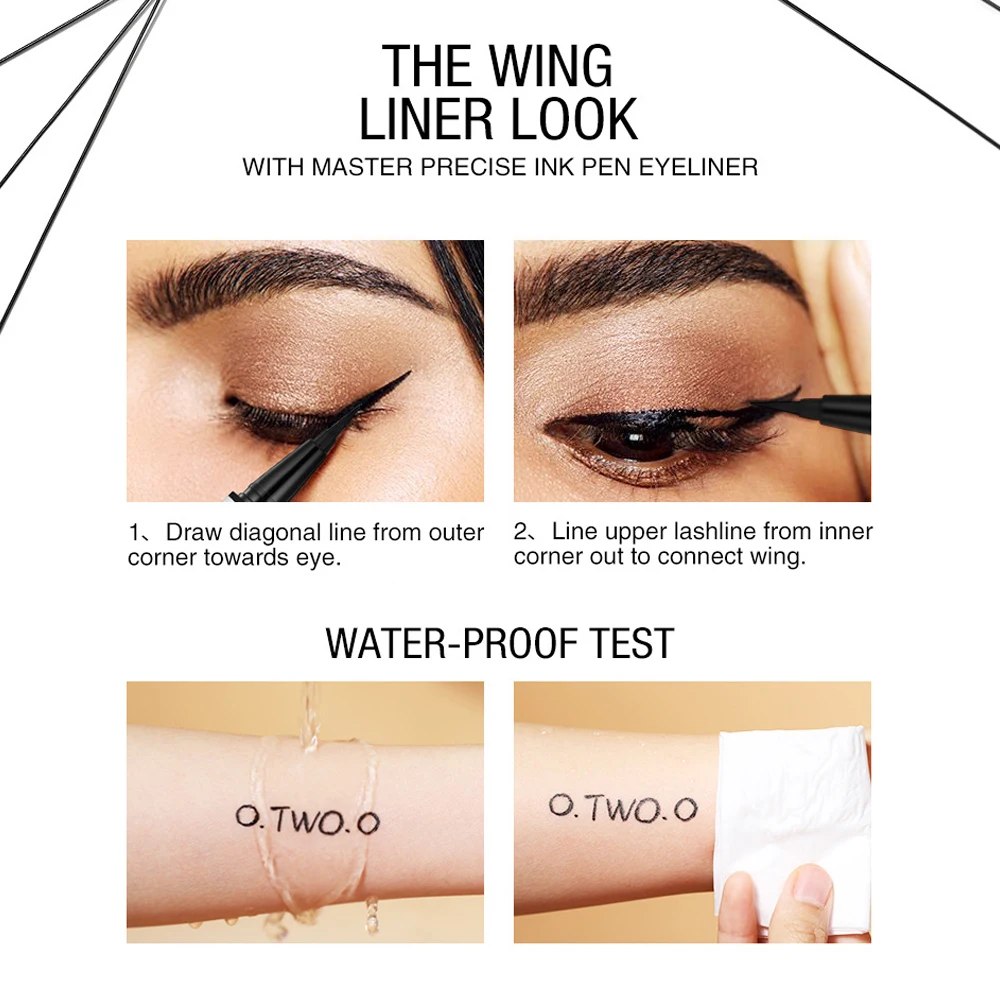 High Quality Eyeliner Waterproof Liquid Eye Liner Pen Quick Drying All Day Black Makeup Eye Liner Pencil For Women
High Quality Eyeliner Waterproof Liquid Eye Liner Pen Quick Drying All Day Black Makeup Eye Liner Pencil For Women