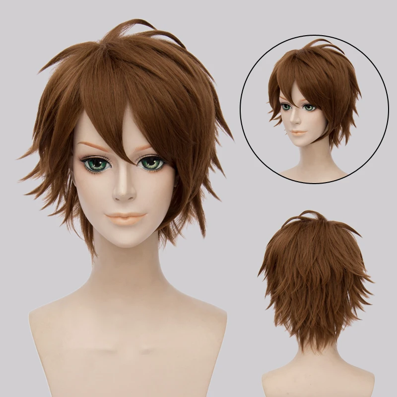 Парик для косплея аниме IDOLiSH7 Tsunashi Ryunosuke, короткие Многослойные коричневые термостойкие синтетические волосы, парик с шапочкой
Парик для косплея аниме IDOLiSH7 Tsunashi Ryunosuke, короткие Многослойные коричневые термостойкие синтетические волосы, парик с шапочкой