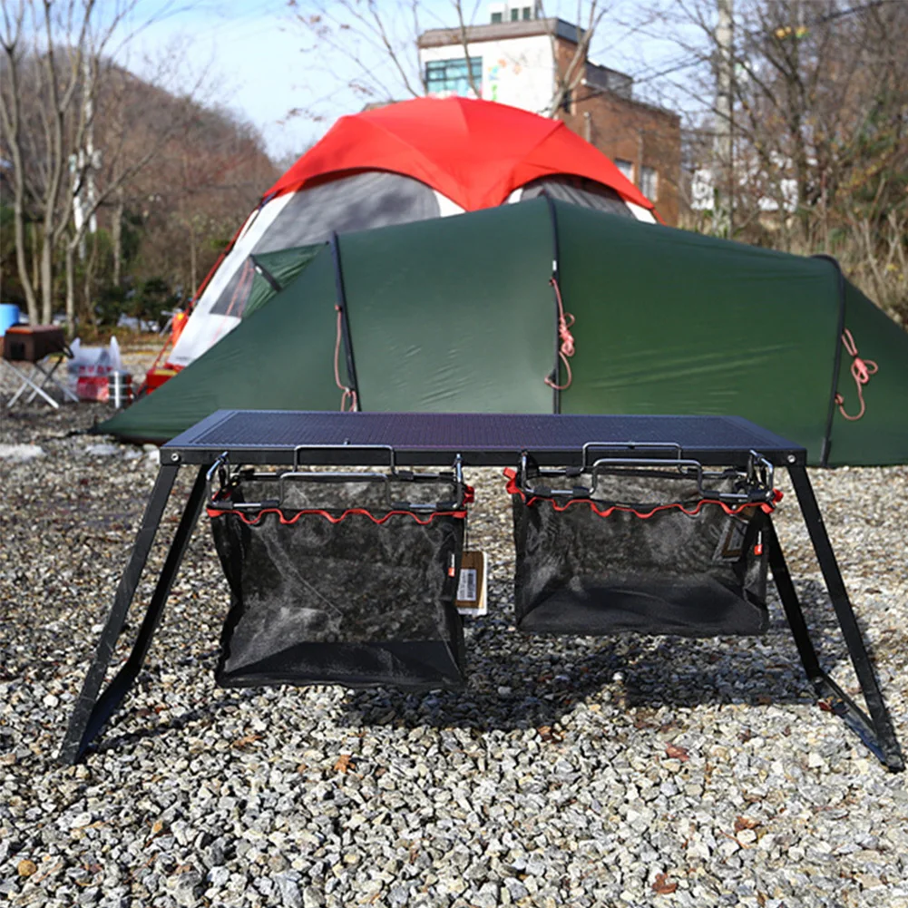 Housekeeping Storage Bag Tools Kitchen Utensils Party Cooking Hiking With Iron Rack Picnic Outdoor Camping Portable Space Saving 
Housekeeping Storage Bag Tools Kitchen Utensils Party Cooking Hiking With Iron Rack Picnic Outdoor Camping Portable Space Saving