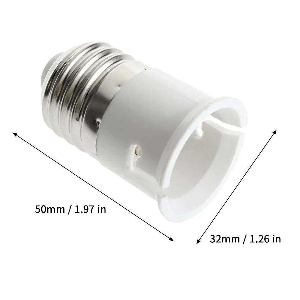 1pcs E27 to B22 Socket Light Bulb Lamp Holder Adapter High Quality Plug Extender Lamp Holder Brand est stylish 
1pcs E27 to B22 Socket Light Bulb Lamp Holder Adapter High Quality Plug Extender Lamp Holder Brand est stylish