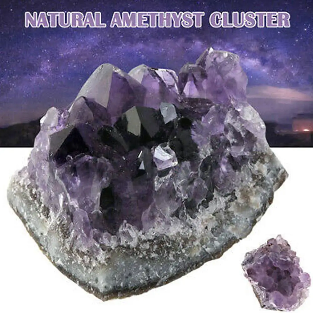 Natural Material Amethyst Quartz Amethyst Cluster Healing Home Crafts Specimen Stone Decoration Ornaments Decoration F0D7
Natural Material Amethyst Quartz Amethyst Cluster Healing Home Crafts Specimen Stone Decoration Ornaments Decoration F0D7