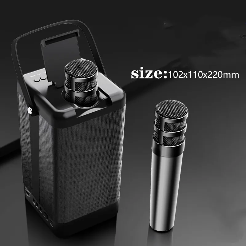 Portable ktv home outdoor bluetooth subwoofer karaoke bluetooth speaker wireless microphone microphone high volume AUX/USB/TF
Portable ktv home outdoor bluetooth subwoofer karaoke bluetooth speaker wireless microphone microphone high volume AUX/USB/TF