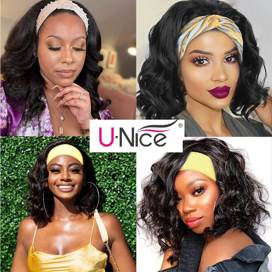 Unice Short Body Wave Bob Wigs Headband Wigs Natural Black Short Bob Human Hair Wigs 150% Density Full And Thick
Unice Short Body Wave Bob Wigs Headband Wigs Natural Black Short Bob Human Hair Wigs 150% Density Full And Thick