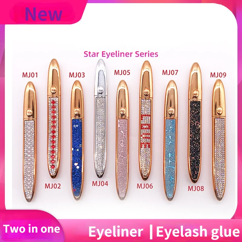 1 Pcs Self-adhesive 2 In 1 Makeup Flase Lash Liner Glue Pen No Glue Diamond Bling Glitter Liquid Eyeliner Waterproof Wholesale
1 Pcs Self-adhesive 2 In 1 Makeup Flase Lash Liner Glue Pen No Glue Diamond Bling Glitter Liquid Eyeliner Waterproof Wholesale