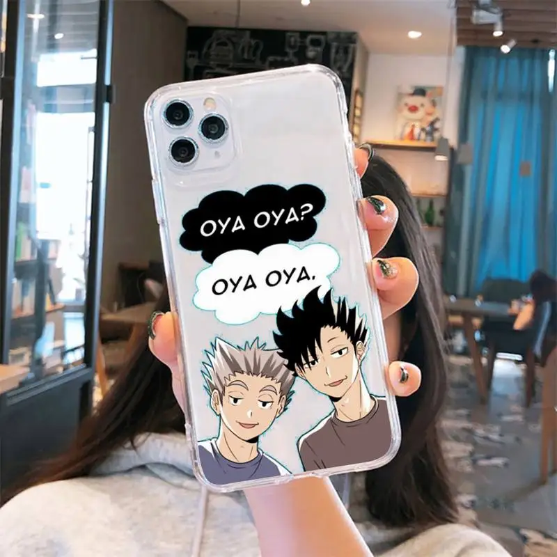 Cute Japan Anime Oya Haikyuu Phone Case Transparent for iPhone 6 7 8 11 12 s mini pro X XS XR MAX Plus se cover funda shell
Cute Japan Anime Oya Haikyuu Phone Case Transparent for iPhone 6 7 8 11 12 s mini pro X XS XR MAX Plus se cover funda shell