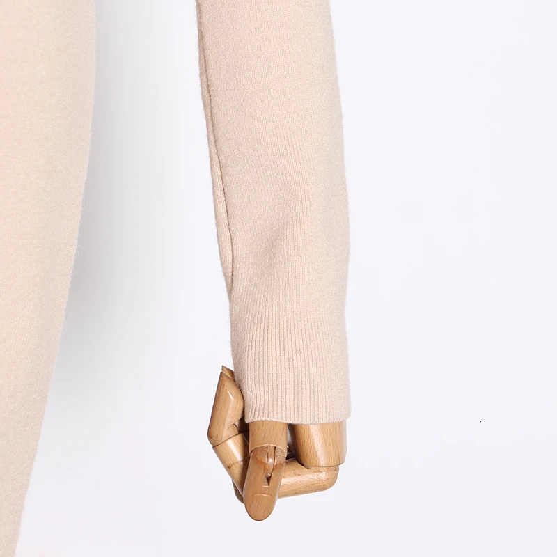 Women Bodycon Sweater Dress Long Sleeve Spring Autumn Stand Collar Stretch Knitted Dress
Women Bodycon Sweater Dress Long Sleeve Spring Autumn Stand Collar Stretch Knitted Dress