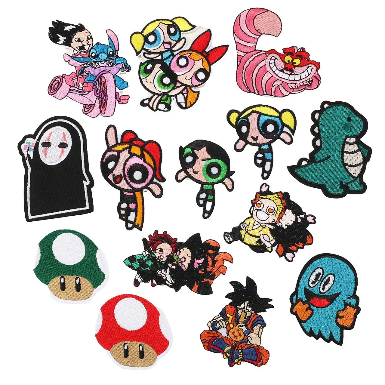 Japanese Anime Embroidery Stickers Powerpuff Girl Embroidered Label Mario Patch Cartoon Little Monster Dinosaur Badge
Japanese Anime Embroidery Stickers Powerpuff Girl Embroidered Label Mario Patch Cartoon Little Monster Dinosaur Badge