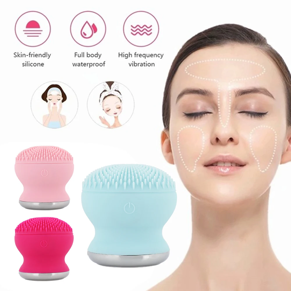 Ultrasonic Silicone Facial Cleansing Brush Waterproof Face Cleanser Washing Massage Rechargeable Deep Skin Cleansing Machine New
Ultrasonic Silicone Facial Cleansing Brush Waterproof Face Cleanser Washing Massage Rechargeable Deep Skin Cleansing Machine New