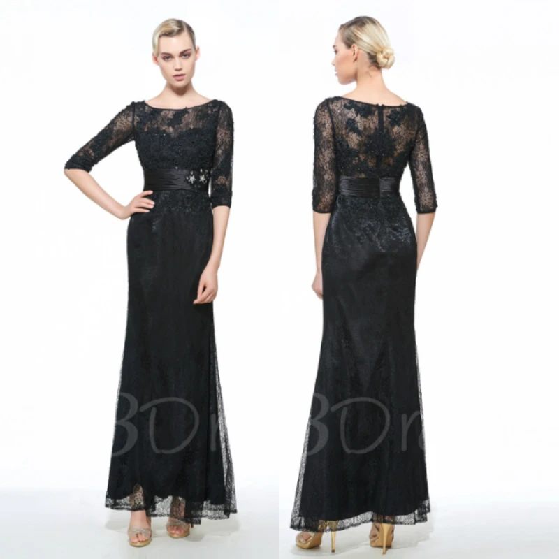 2018 распродажа robe de soiree courte saree черные кружевные вечерние длинные платья для