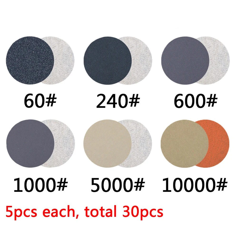 30PCS 2 Inch Sanding Disc 50mm Wet & Dry Flocking Sandpaper 60-10000 Grit Sander Sheet Abrasive Tool
30PCS 2 Inch Sanding Disc 50mm Wet & Dry Flocking Sandpaper 60-10000 Grit Sander Sheet Abrasive Tool