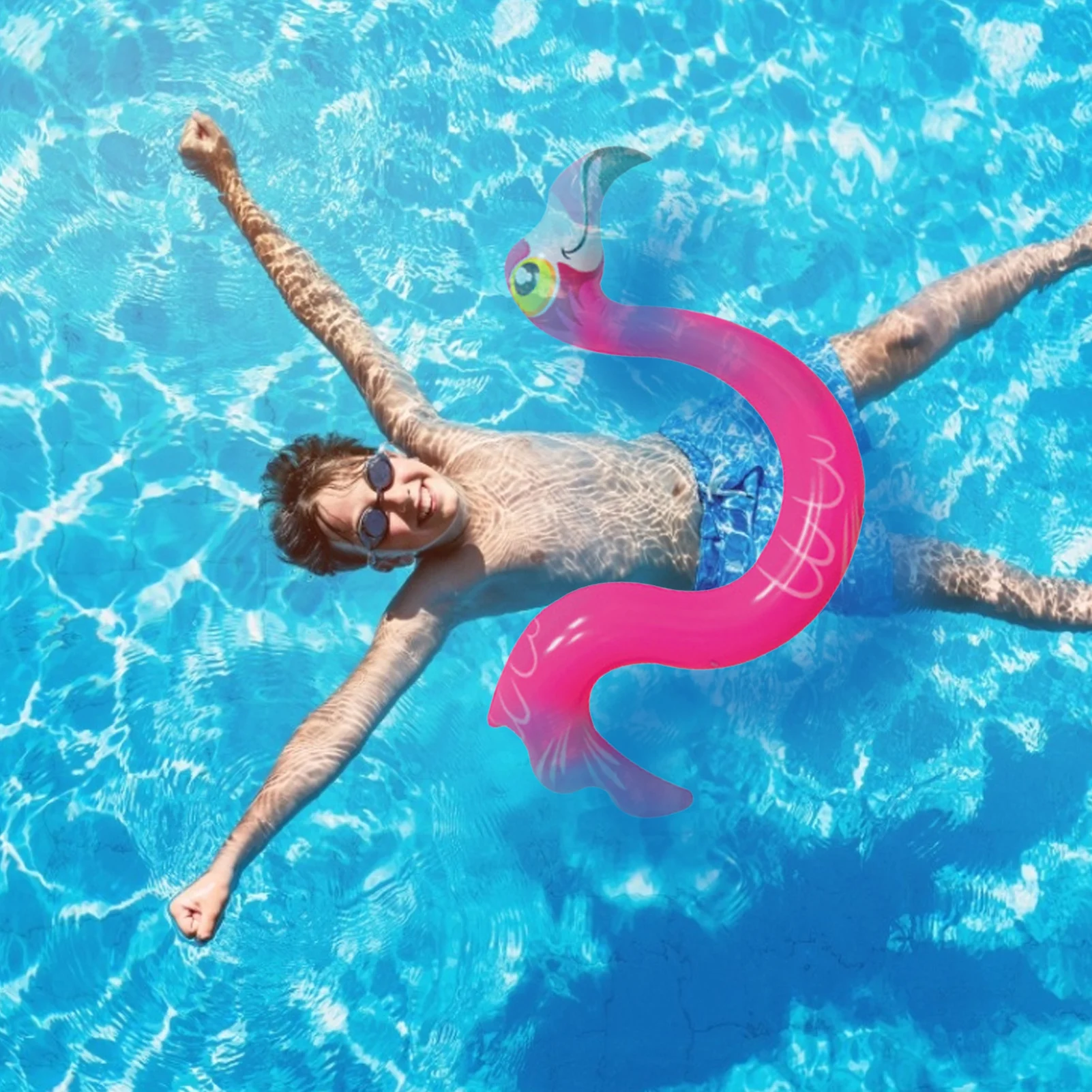 Inflatable Swimming Pool Floating Row 3D Animal Swimming Stick Water Auxiliary Supplies Swimming Pool Floating Playing Toys
Inflatable Swimming Pool Floating Row 3D Animal Swimming Stick Water Auxiliary Supplies Swimming Pool Floating Playing Toys