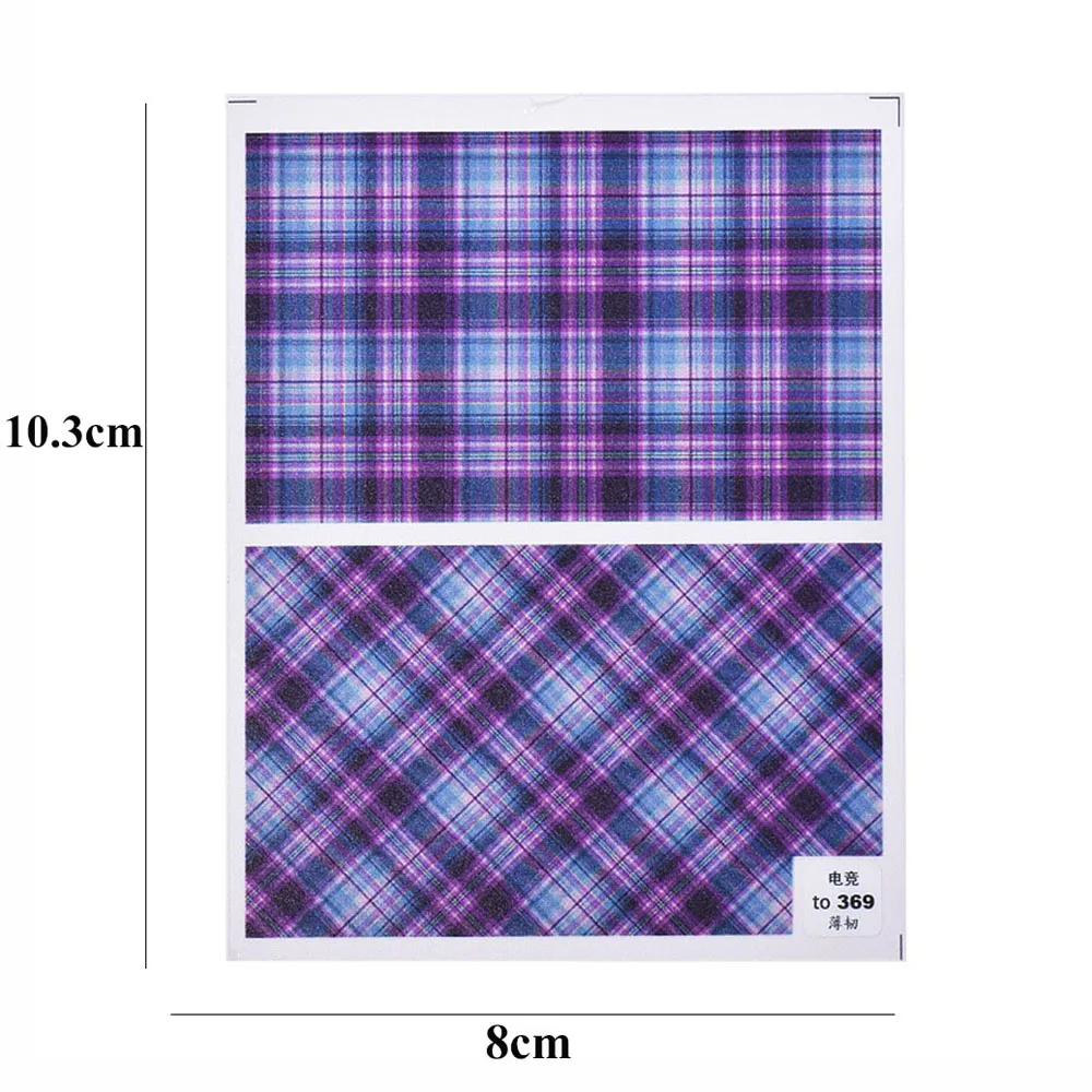 Plaid Nail Sticker Simple Thin Tough Frosted Waterproof Adhesive Applique DIY Charm Nail Art Decoration Accessories
Plaid Nail Sticker Simple Thin Tough Frosted Waterproof Adhesive Applique DIY Charm Nail Art Decoration Accessories