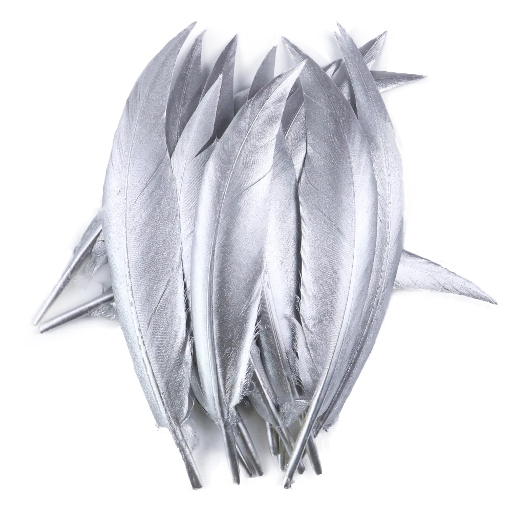 10PCS Spray Gold Silver Big Goose Feathers Wedding Dress Decoration Headdress Accessory High Quality Plumes For Crafts Wholesale
10PCS Spray Gold Silver Big Goose Feathers Wedding Dress Decoration Headdress Accessory High Quality Plumes For Crafts Wholesale