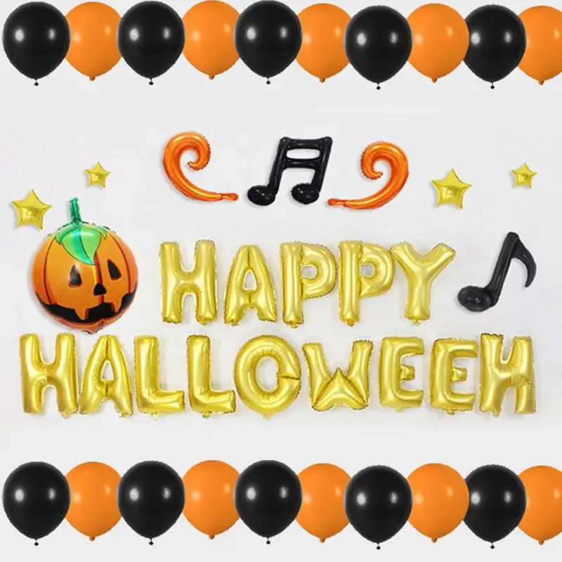 Halloween Balloons Decorations 14 PCS/Set 16 inches Foil Aluminum Happy Halloween Balloons for Halloween Party Hanging Backdrop
Halloween Balloons Decorations 14 PCS/Set 16 inches Foil Aluminum Happy Halloween Balloons for Halloween Party Hanging Backdrop