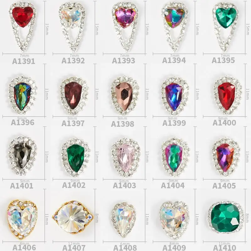 New Hot 20pcs Alloy Water Drop Big Diamond Love Alloy Drill 3D Fashion Charm DIY Nail Art Jewelry Decoration Accessories
New Hot 20pcs Alloy Water Drop Big Diamond Love Alloy Drill 3D Fashion Charm DIY Nail Art Jewelry Decoration Accessories