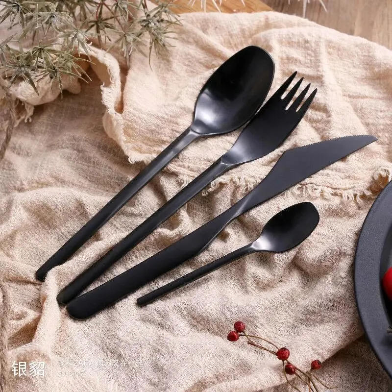 4-piece cutlery set cutlery 304 stainless steel wire matte treatment process wear-resistant and durable spoon set
4-piece cutlery set cutlery 304 stainless steel wire matte treatment process wear-resistant and durable spoon set