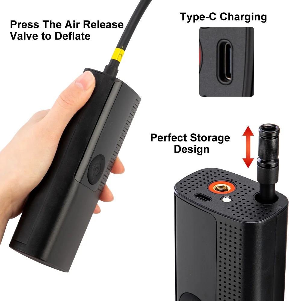 Wireless Air Compressor Pump Inflatable Smart Car Tire Inflator Portable Electric Air Pump for Car Tyres LCD Display LED Light
Wireless Air Compressor Pump Inflatable Smart Car Tire Inflator Portable Electric Air Pump for Car Tyres LCD Display LED Light