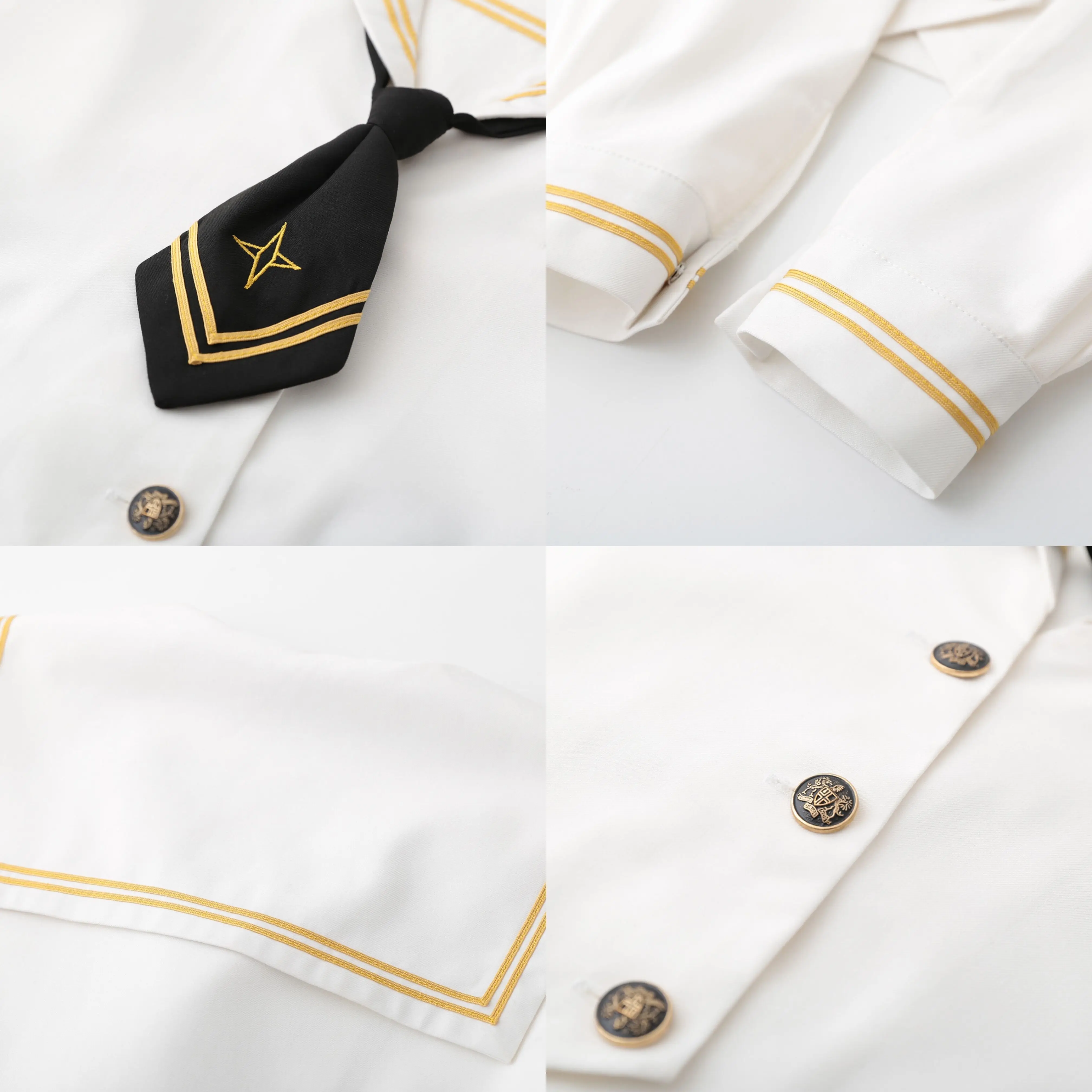 Women JK Uniform Orthodox Sailor Suit Embroidery Badge Genuine Japanese Student Girls Class School Uniform Set in Spring Autumn
Women JK Uniform Orthodox Sailor Suit Embroidery Badge Genuine Japanese Student Girls Class School Uniform Set in Spring Autumn
