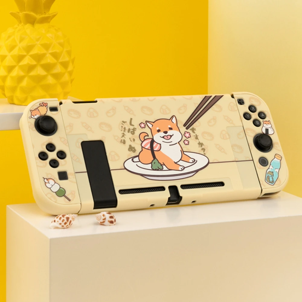 

Stoga Cute Gamepad Shiba Grip Shell Sea Otter Protective Case Game Controller For Nintendo Switch/Switch Lite-Full Cover
