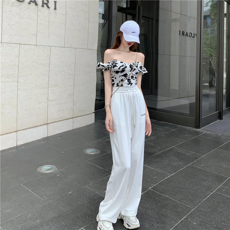 Wide-leg Pants Women's High-waisted Summer Thin New Loose Casual Straight-leg Pants, Daily All-match plus size pants
Wide-leg Pants Women's High-waisted Summer Thin New Loose Casual Straight-leg Pants, Daily All-match plus size pants