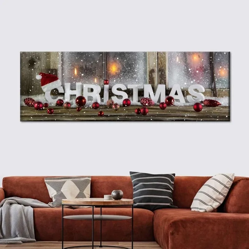 White Christmas Letters Canvas Painting Wall Art Merry Xmas Posters And Prints For Living Room Happy New Year Home Decor Cuadros
White Christmas Letters Canvas Painting Wall Art Merry Xmas Posters And Prints For Living Room Happy New Year Home Decor Cuadros