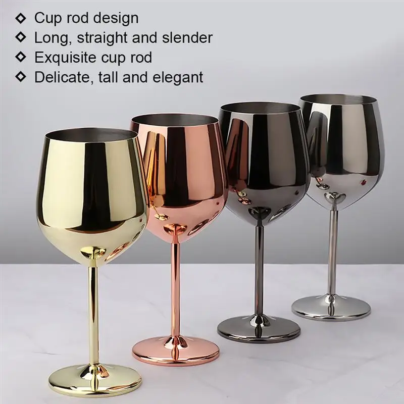 Stainless Steel Goblet Champagne Cup Wine Glass Cocktail Glass Creative Metal Wine Glass for Bar Restaurant
Stainless Steel Goblet Champagne Cup Wine Glass Cocktail Glass Creative Metal Wine Glass for Bar Restaurant