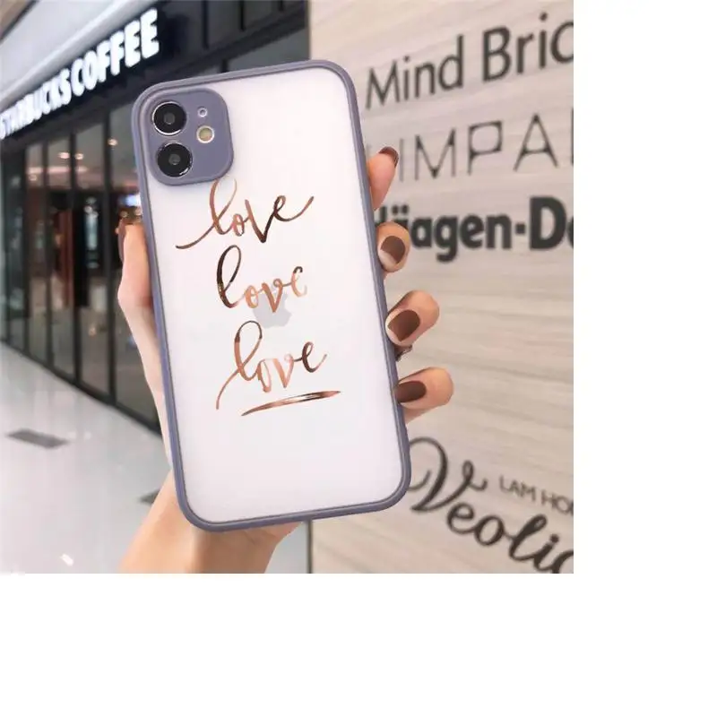 gold Phone Case matte transparent For gray iPhone 7 8 x xs xr 11 12 pro plus max mini Funda Clear
gold Phone Case matte transparent For gray iPhone 7 8 x xs xr 11 12 pro plus max mini Funda Clear