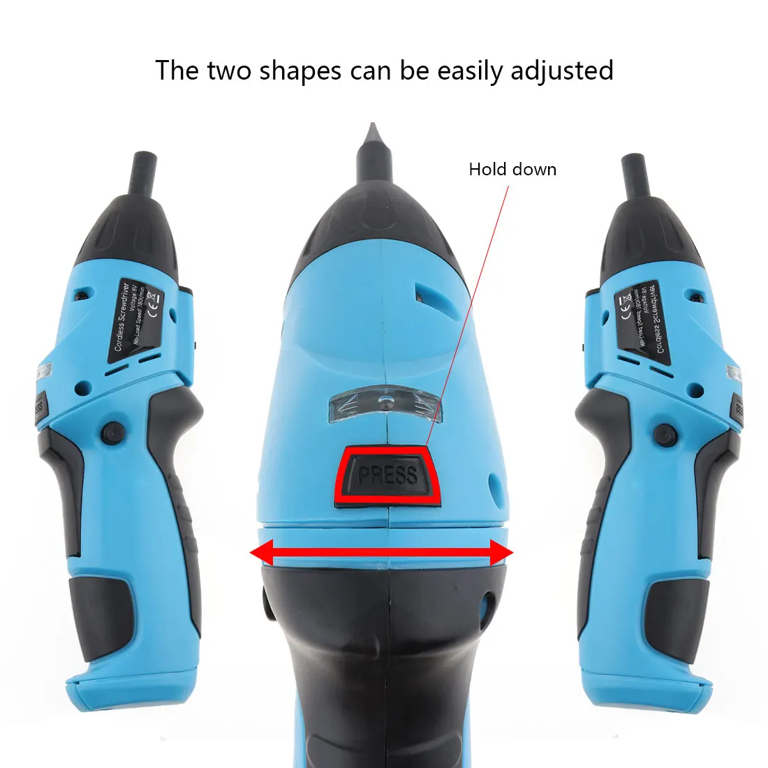 6V Mini Battery Operated Cordless Electric Screwdriver with LED Lighting and Bidirectional Switch for Household Maintenance
6V Mini Battery Operated Cordless Electric Screwdriver with LED Lighting and Bidirectional Switch for Household Maintenance