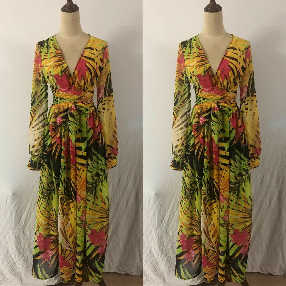 2021 Newest Hot Women Spring Summer Long Sleeve V Neck Floral Boho Vintage Maxi Dress Holiday Beach Sundress Dress
2021 Newest Hot Women Spring Summer Long Sleeve V Neck Floral Boho Vintage Maxi Dress Holiday Beach Sundress Dress