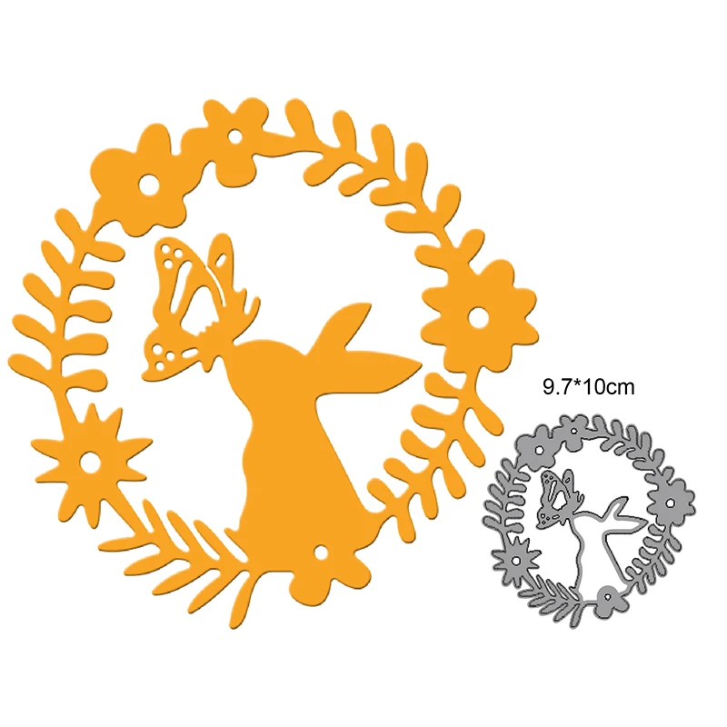 Craft metal cutting dies cut die mold butterfly rabbit wreath decoration Scrapbooking dies knife mould blade punch stencils dies
Craft metal cutting dies cut die mold butterfly rabbit wreath decoration Scrapbooking dies knife mould blade punch stencils dies