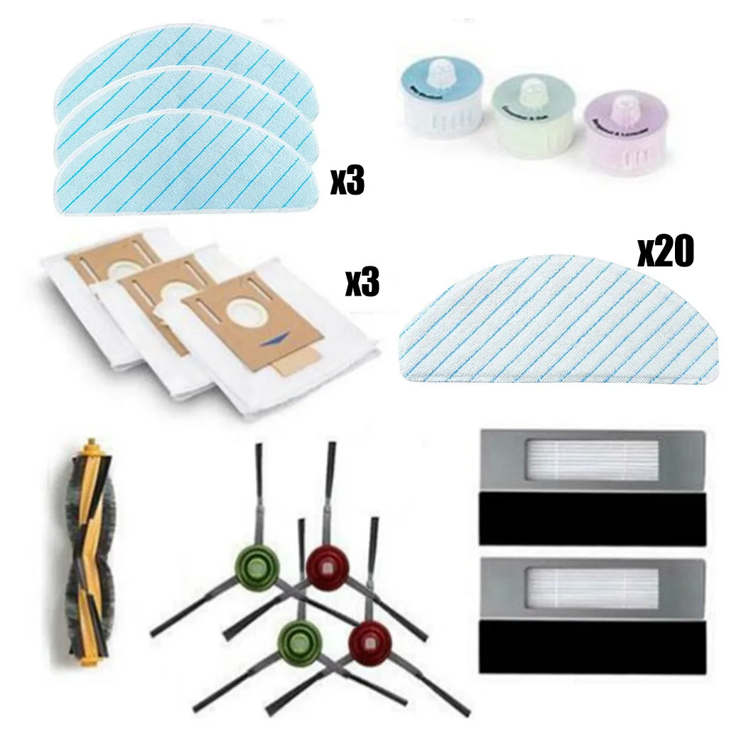 Roller Brush Filter Side Brush Fragrance Capsules Mop Cloth For ECOVACS T9 Vacuum Cleaner Sweeper Accessories
Roller Brush Filter Side Brush Fragrance Capsules Mop Cloth For ECOVACS T9 Vacuum Cleaner Sweeper Accessories