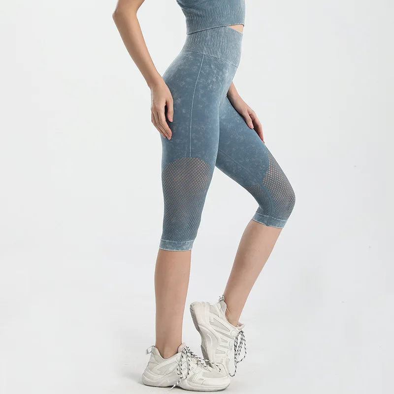 NEW Spring Summer High Waist Yoga Pants High Stretch Workout Leggings Women Five-point Sexy Sports Tights Mesh Stitching
NEW Spring Summer High Waist Yoga Pants High Stretch Workout Leggings Women Five-point Sexy Sports Tights Mesh Stitching