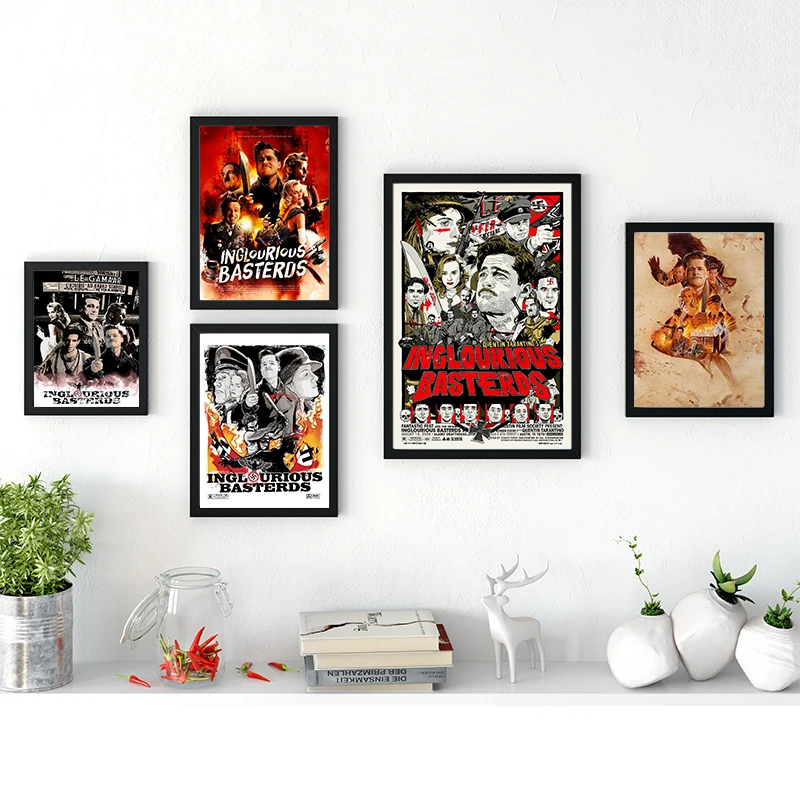 Movie Inglourious Basterds Once Upon A Time Poster Decorative Wall Canvas Sticker Home Bar Posters
Movie Inglourious Basterds Once Upon A Time Poster Decorative Wall Canvas Sticker Home Bar Posters