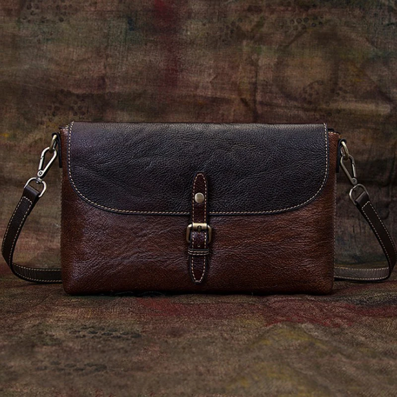 New Women Genuine Leather Shoulder Bag European and American Fashion Cross Body Bags Casual Vintage Messenger Bag Large Capacity
New Women Genuine Leather Shoulder Bag European and American Fashion Cross Body Bags Casual Vintage Messenger Bag Large Capacity