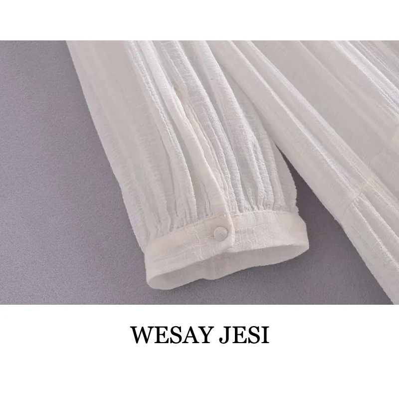 WESAY JESI Fashion Summer Women's Dress 2021 Solid Color Loose Waist Casual Dresses Half Sleeve Cotton Dresses Elegant Vacation 
WESAY JESI Fashion Summer Women's Dress 2021 Solid Color Loose Waist Casual Dresses Half Sleeve Cotton Dresses Elegant Vacation