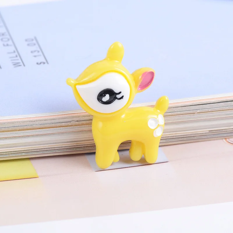 Wholesale Cartoon Deer Resin for scrapbooking Kawaii Animal Fit Phone Decoration DIY Hair Bows Accessories Embellishments Craft
Wholesale Cartoon Deer Resin for scrapbooking Kawaii Animal Fit Phone Decoration DIY Hair Bows Accessories Embellishments Craft