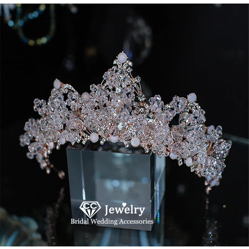 CC Hair Crown Wedding Accessories for Women Bridal Headdress Engagement Jewelry 100% Handmade Crystal Beads Diadems Tiaras QS179
CC Hair Crown Wedding Accessories for Women Bridal Headdress Engagement Jewelry 100% Handmade Crystal Beads Diadems Tiaras QS179