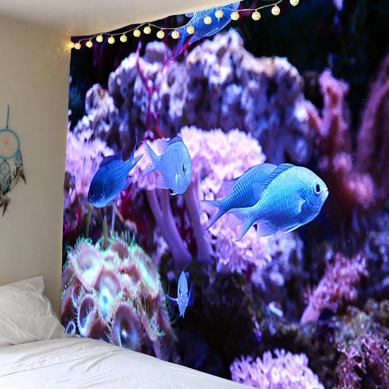Fish, Blue, Coral Reef, Tapestry Wall Hanging Living Room Bedroom Decoration Cloth
Fish, Blue, Coral Reef, Tapestry Wall Hanging Living Room Bedroom Decoration Cloth